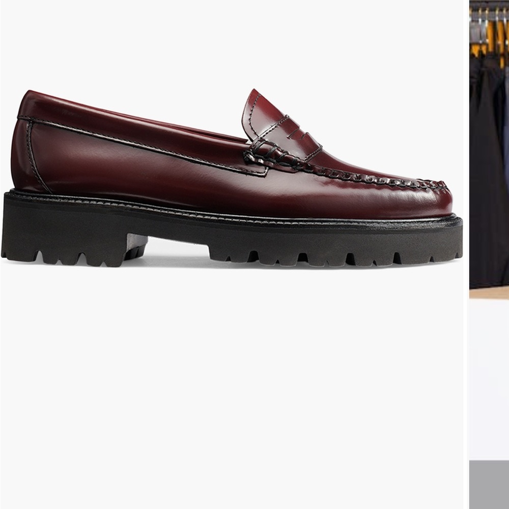 G.H. Bass Whitney Weejuns Super Lug Sole Penny Loafer - Picture 8 of 14